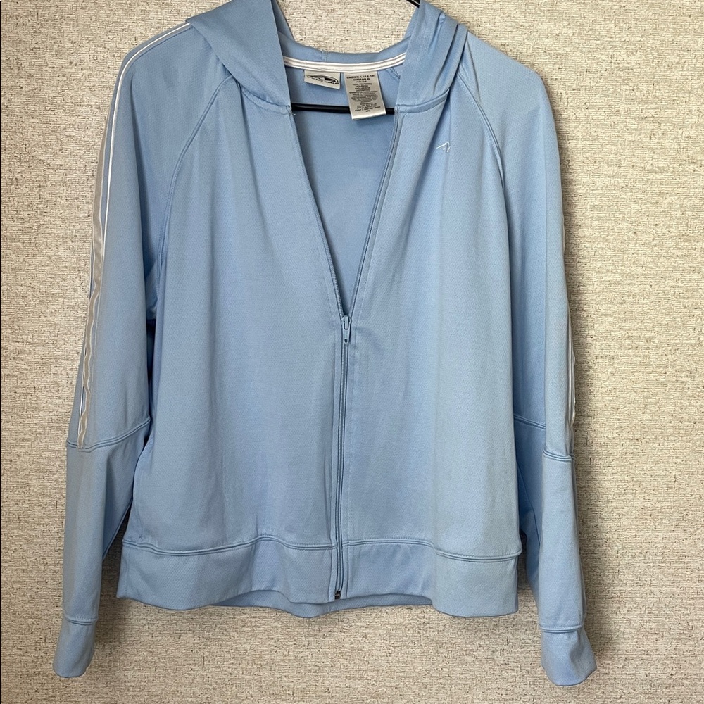 Athletic Works Women's Sky Blue Bomber Jacket